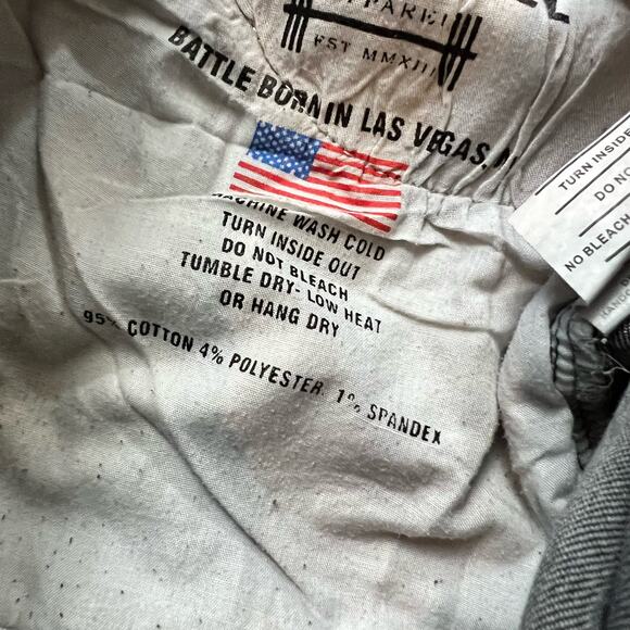 Barbell Jeans Mens 30 Weightlifting Skinny Stretch Black Measures 31x32 - Picture 6 of 10